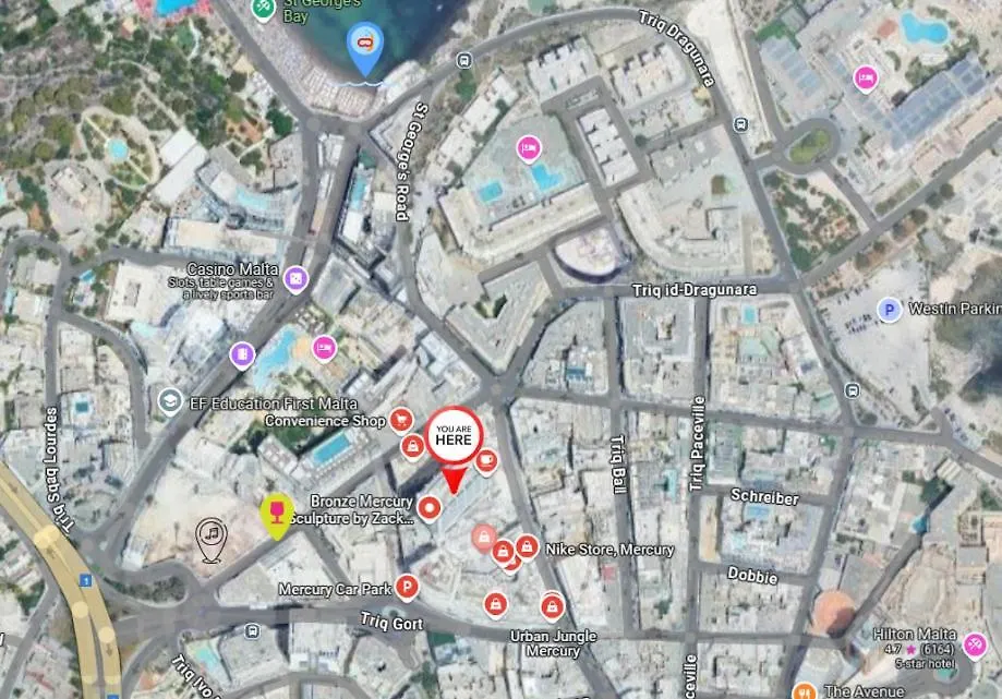 شقة Cityscape Residence In Mercury Tower سانت جوليان مالطا